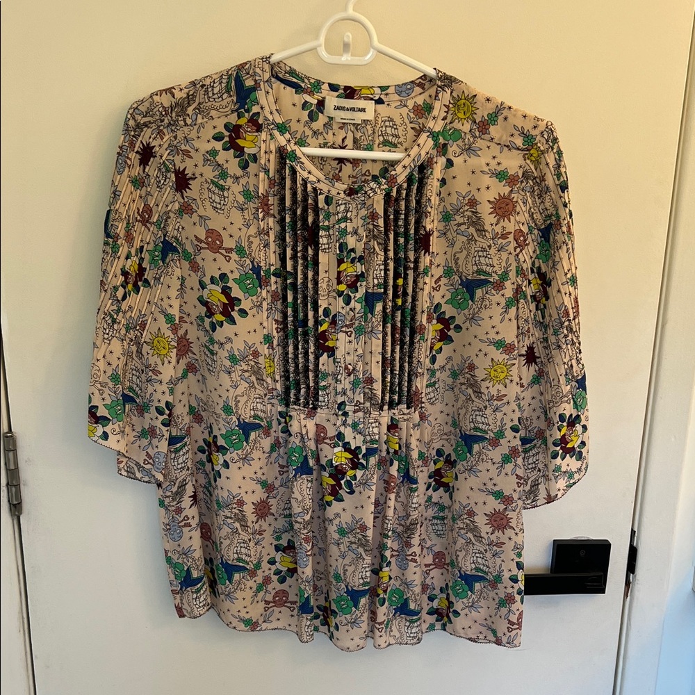 Zadig & Voltaire Multicolor Floral Blouse